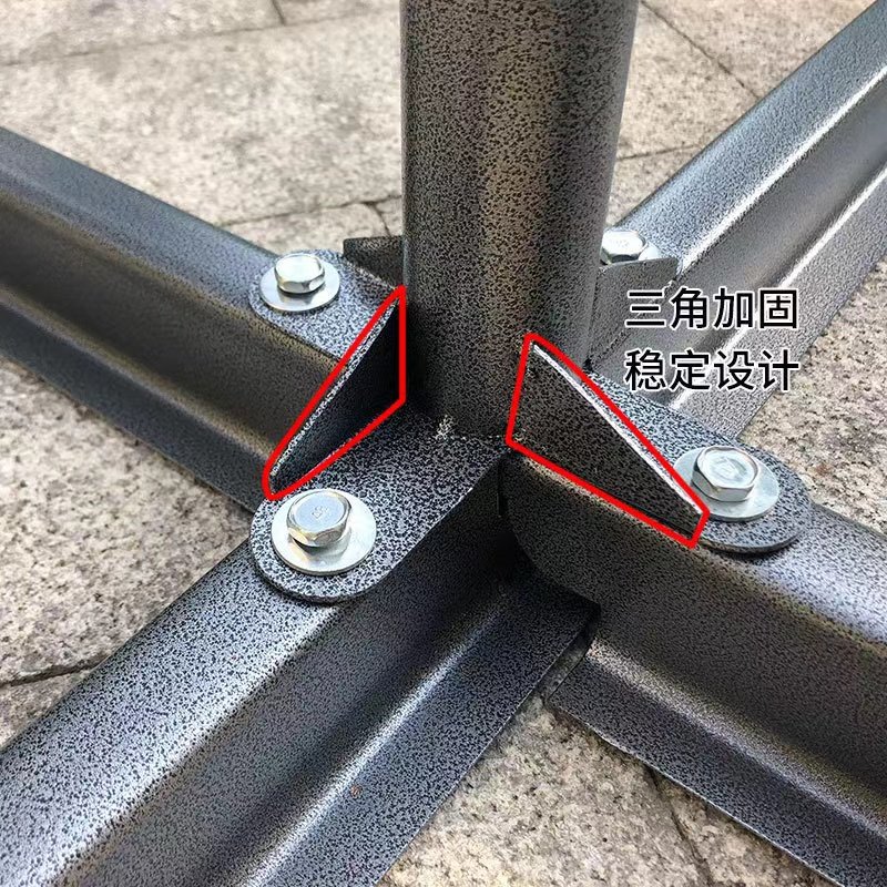 黑金刚超厚超强十字架底座遮阳伞底座四脚固定遮阳伞折叠底座,居家日用,伞架/伞配件,淘宝优惠券,粉丝福利购,淘宝优惠卷