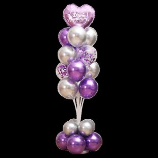 生日快乐气球装饰宝宝周岁满月气球布置生日会场布置装饰生日气球