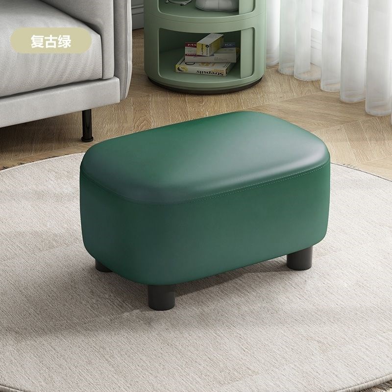 换鞋凳门口家用玄关入户穿鞋小凳子长条沙发脚踏软包客厅皮艺矮凳