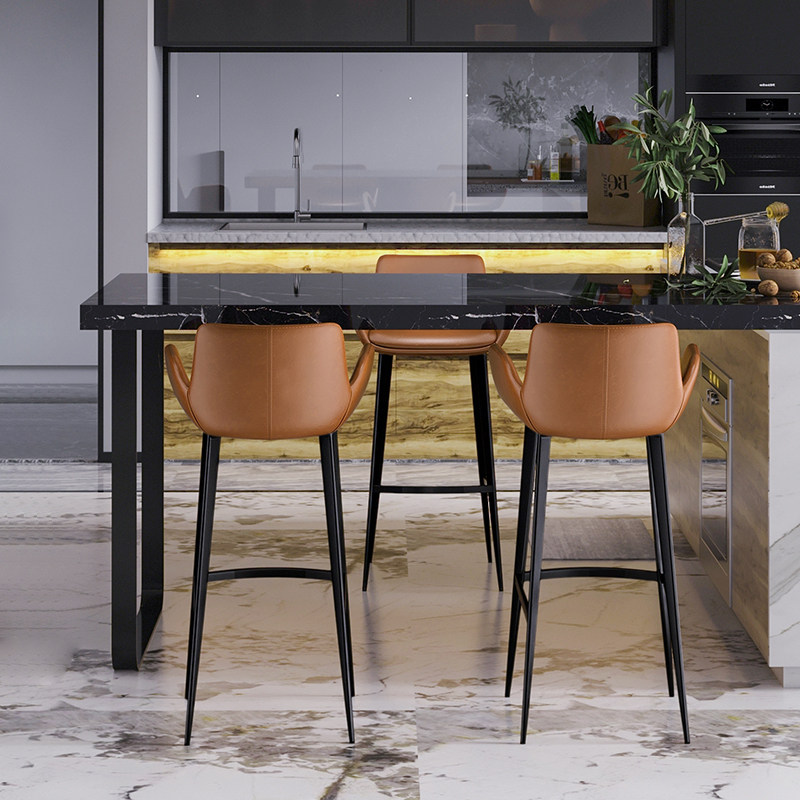 美式高椅子吧台椅轻奢家用侘寂风复古高脚凳吧台凳酒吧椅子7171,住宅家具,家用高脚椅,淘宝优惠券,粉丝福利购,淘宝优惠卷