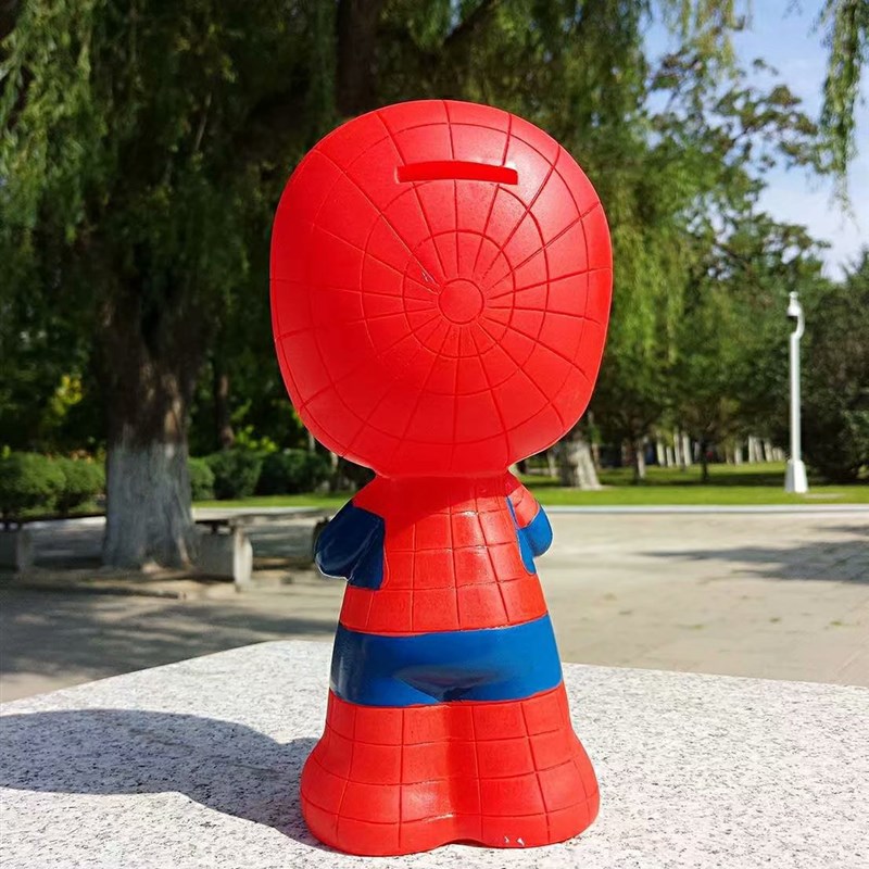 蜘蛛侠存钱罐 节日防摔超大号储蓄罐创意卡通储钱罐男圣诞节礼物