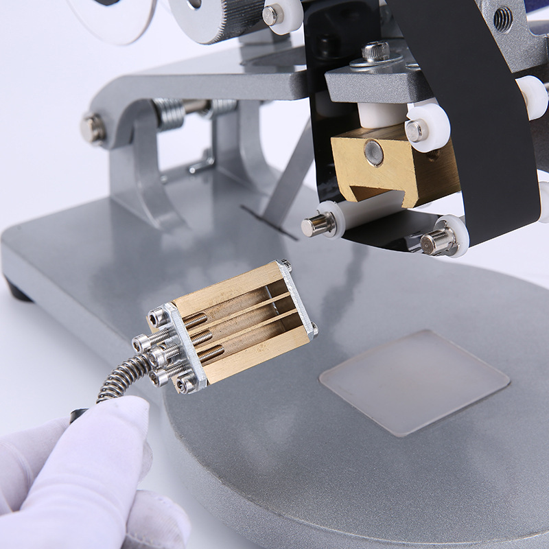 DY-8手动小型便携式打印日期手持钢印色带直热式打码机打生产日期