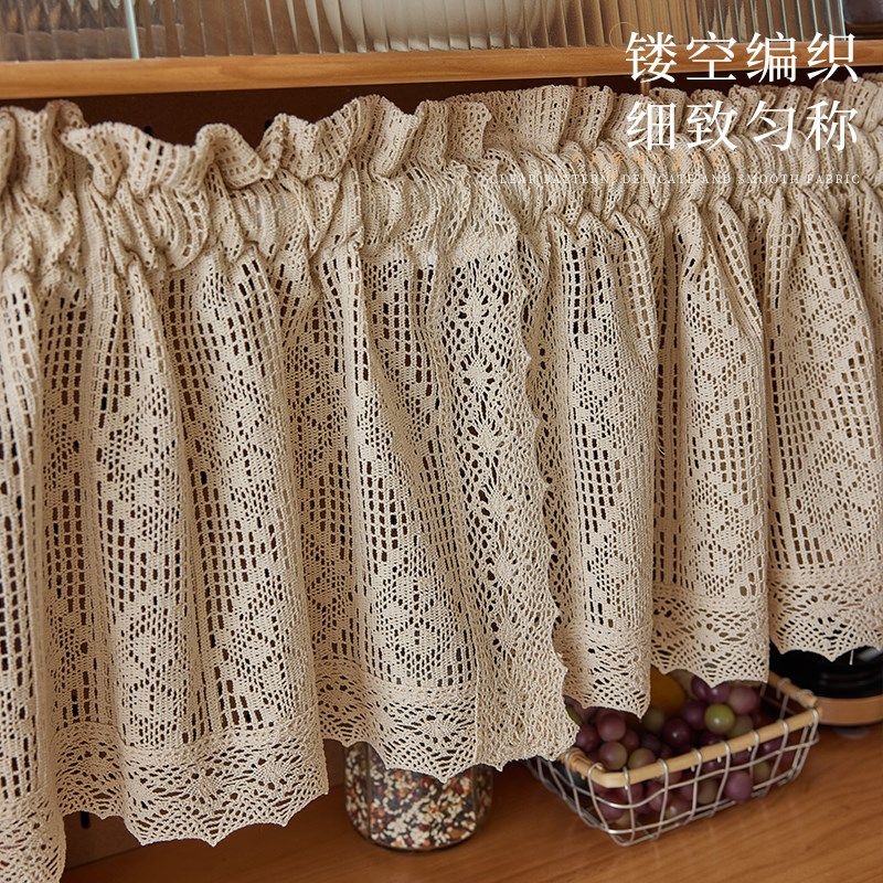 法式复古风遮挡帘免打孔橱柜帘书柜防尘帘衣柜鞋柜帘柜衣间帽帘子,居家布艺,门帘,淘宝优惠券,粉丝福利购,淘宝优惠卷