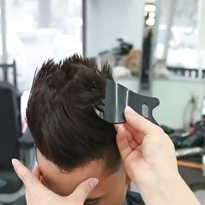 爪梳飞机头美发成人油头梳背头梳大纹理发梳大齿宽梳造型梳男士