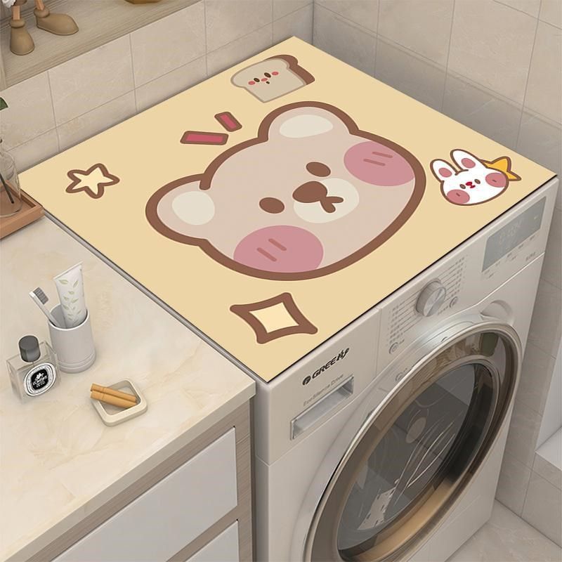 硅藻泥冰箱防尘盖布防滑垫床头柜盖巾滚筒式洗衣机垫吸水家用耐脏,居家布艺,万能盖巾,淘宝优惠券,粉丝福利购,淘宝优惠卷