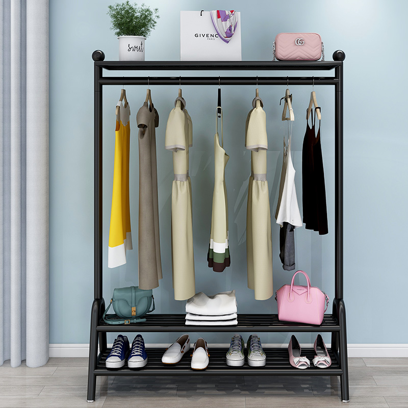 卧室衣帽架北欧轻奢省空间大容量衣服收纳架神器房间包包鞋整理架
