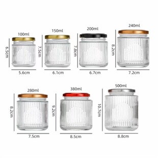 燕窝分装瓶鲜炖花胶瓶玻璃鱼胶奶冻空瓶子可蒸煮桃胶雪燕密封罐