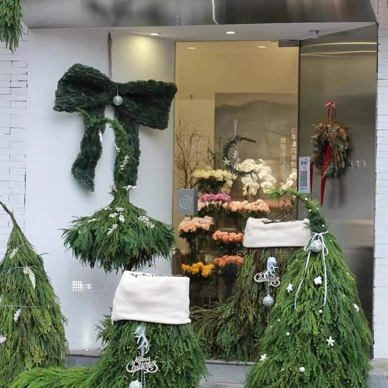 圣诞树歪脖子柳衫天竺少女植物diy圣诞装饰品室内桌面客厅场景布,节庆用品/礼品,圣诞树,淘宝优惠券,粉丝福利购,淘宝优惠卷