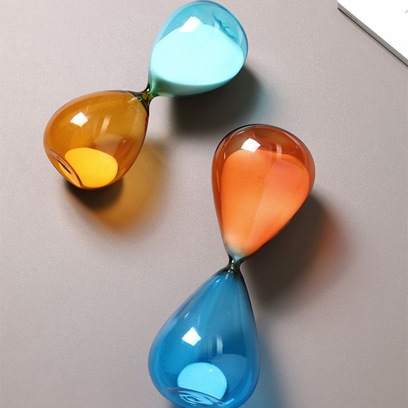 北欧创意沙漏摆件5/15/30分钟计时器高档家居装饰品桌面摆设客厅