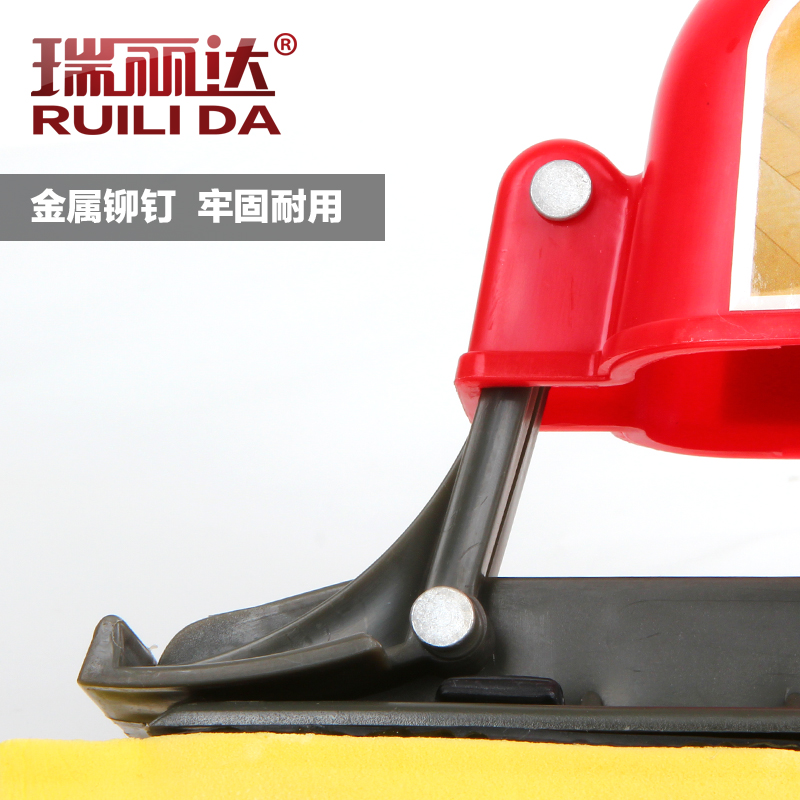 瑞丽达智慧胶棉拖把头海绵吸水拖把对折式挤水胶棉地拖拖布头0001