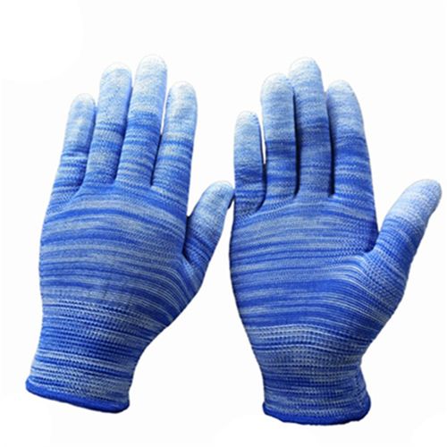 48双薄款涂指家务尼龙PU涂胶涂掌工作电子无尘防静电劳保手套包邮