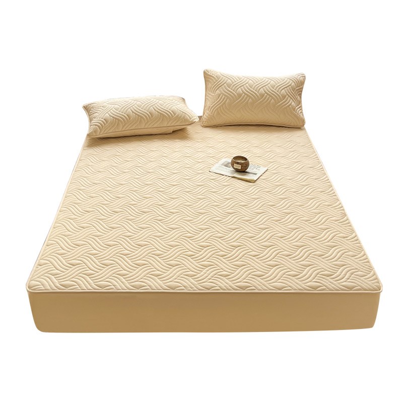 A类床笠罩单件夹棉加厚四季通用席梦思床垫保护防尘床套床单磨毛