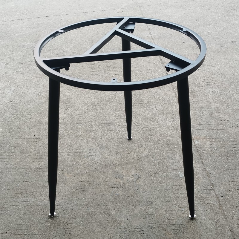 茶几架子茶桌阳台桌腿支架简易圆形沙发组合简约岩板边几桌架定制