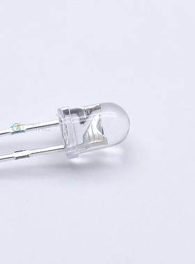 f4灯珠4mm白发白红蓝绿色黄光透明绿色指示灯发光二极管led灯珠