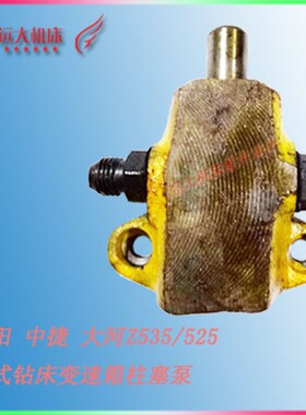 沈阳中捷大河摇臂立钻油泵Z535 Z525B钻床润滑油泵柱塞泵油嘴两侧