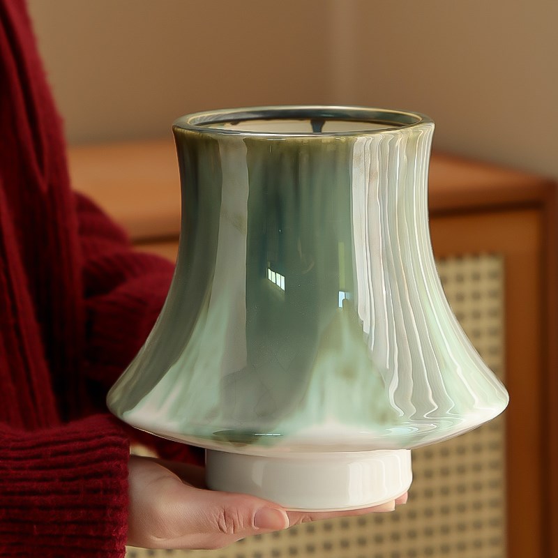 欧式复古陶瓷花盆家用客厅发财树高级兰花创意客厅蝴蝶兰专用套盆