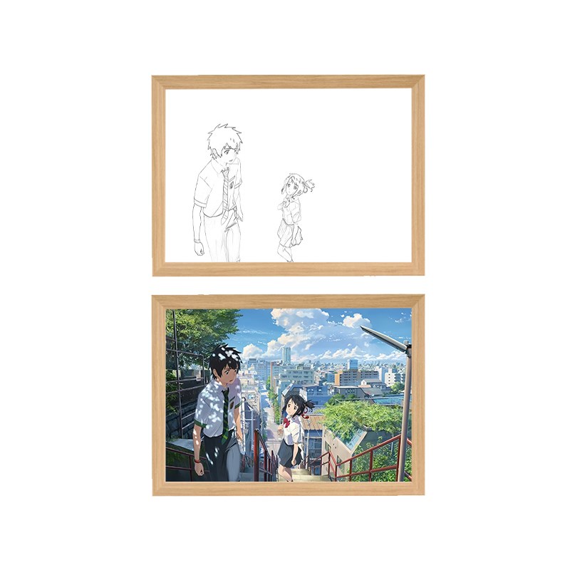 你的名字周边镜子灯光画卧室宿舍小夜灯送朋友七夕情侣生日礼物