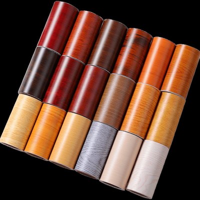 木纹贴纸补窟窿门框贴自粘腰线踢脚线包边遮丑家具翻新仿木贴皮