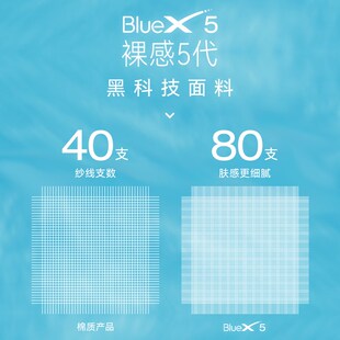 小蓝象成人男女款家居服套装BlueX5裸感5代面料吸湿排汗透气超弹