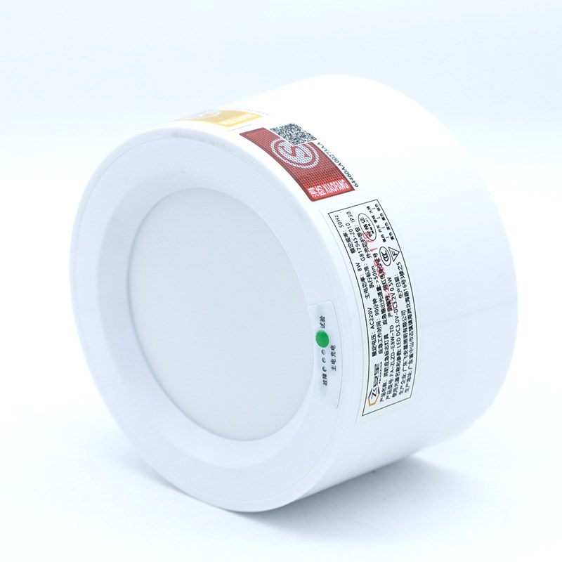 3C认证明装消防应急照明两用筒灯2.5寸3.5寸4寸消防吸顶应急筒灯