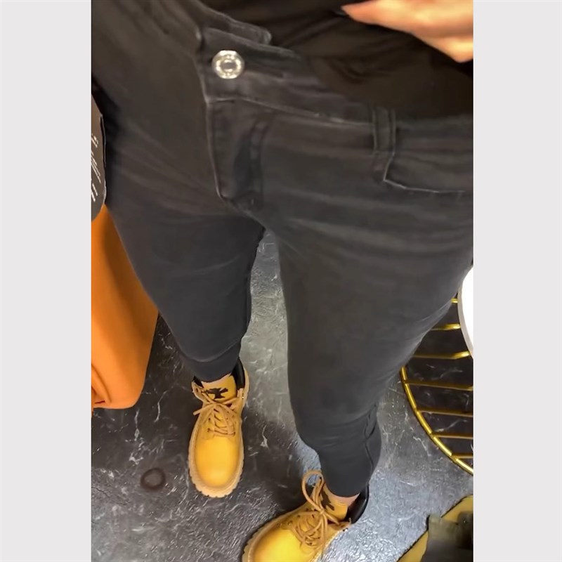 大码女裤弹力牛仔裤女2024春秋冬新款显瘦简约时尚修身小脚铅笔裤