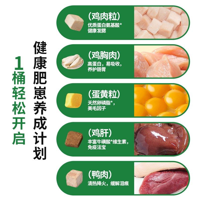 五拼冻干猫零食整块鸡胸肉鸡肉粒鸡肝粒桶猫咪发腮营养增肥蛋黄粒,宠物/宠物食品及用品,猫冻干零食,淘宝优惠券,粉丝福利购,淘宝优惠卷