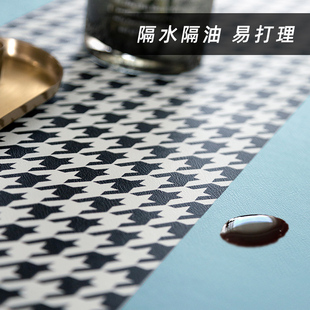 家用桌垫布防水防油免洗防烫北欧轻奢网红pvc餐桌垫简约茶几垫子