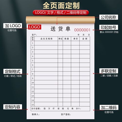 送货单一联手写定制单联销售单销货清单进货开单本发货退货订单本