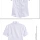 白衬衫 南航空姐长袖 空乘面试工作服女新款 v领短袖 衬衫 制服职业装