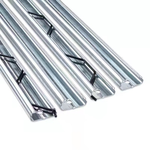 大棚配件大全卡槽卡簧热镀锌铝合金压膜养殖蔬菜大棚全套防风骨架