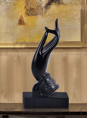 中式创意禅意佛手摆设工艺品装饰品玄关客厅饰品创意办公室摆件