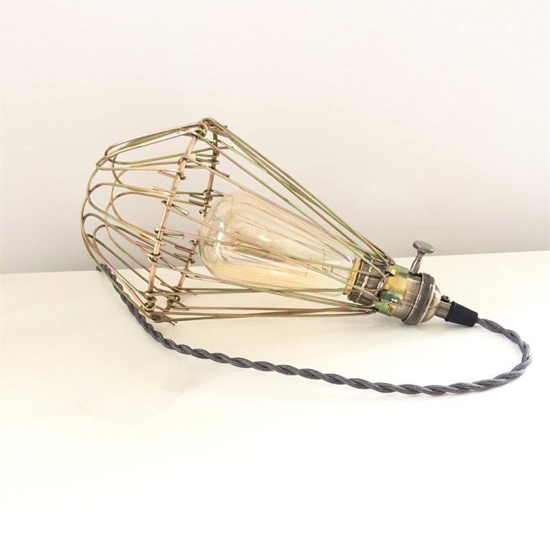 复古铁丝灯罩移动爬虫加热防烫网罩防摔保护网铁丝防爆灯罩,家装灯饰光源,灯具配件,淘宝优惠券,粉丝福利购,淘宝优惠卷