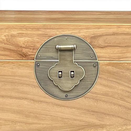 新中式榆木箱几仿古实木客厅沙发边几方箱官箱实木箱家具