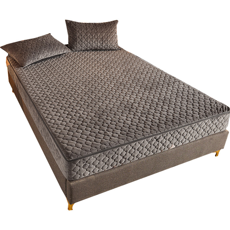 冬季水晶绒夹棉床笠六面全包拉链式定制翻新床垫保护套加厚保暖,床上用品,床笠,淘宝优惠券,粉丝福利购,淘宝优惠卷