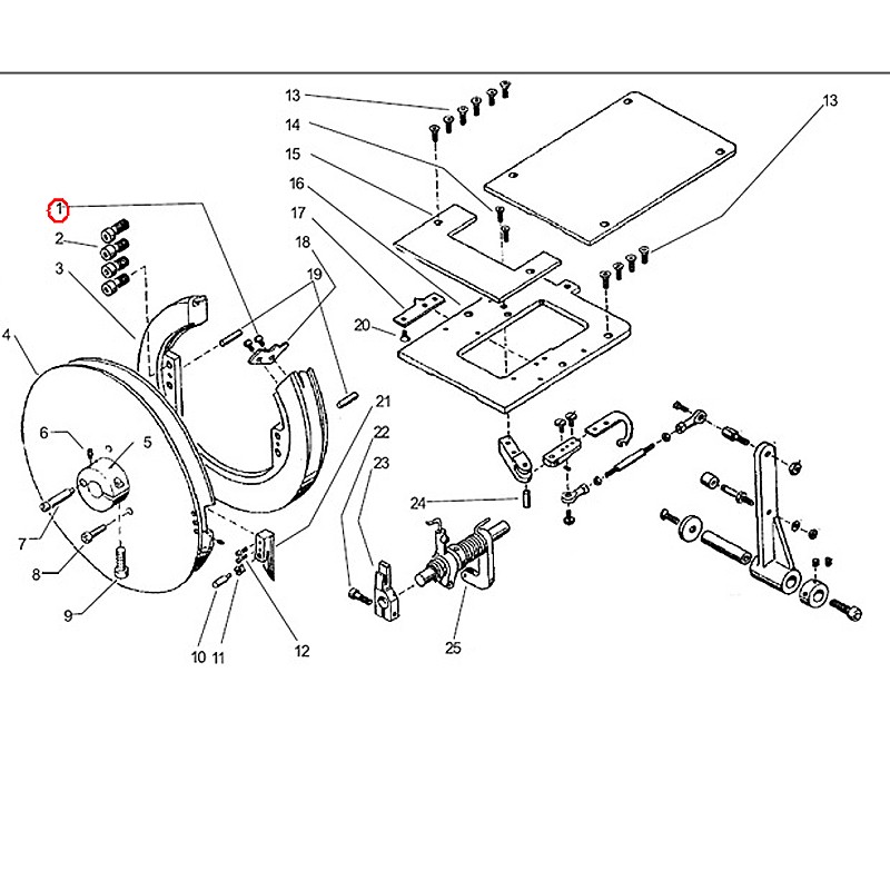 HA740-06 J 亨泰 珠边机798B 贡针机 781 大盘钩子 缝纫机配件