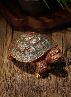 铜乌龟摆件《众望所归》铜龟祝寿贺寿礼品家居开业装饰工艺品摆件