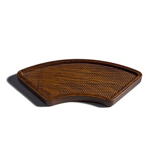 黑檀干泡盘壶托 实木小茶盘办公室原木席面杯托日式功夫茶具托盘