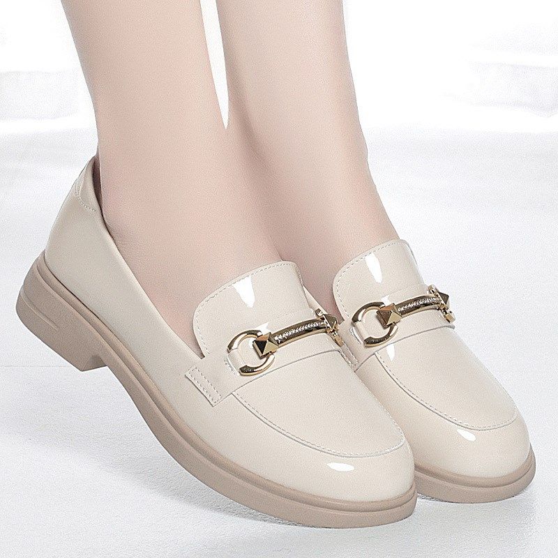 红青蜓妈妈鞋秋秋2024新款女单鞋舒适软底女鞋中年女士小皮鞋亮皮,女鞋,婚鞋,淘宝优惠券,粉丝福利购,淘宝优惠卷