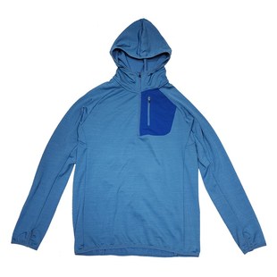 微格绒男士吸汗速干透气跑步运动休闲连帽半拉链抓绒衣户外通勤