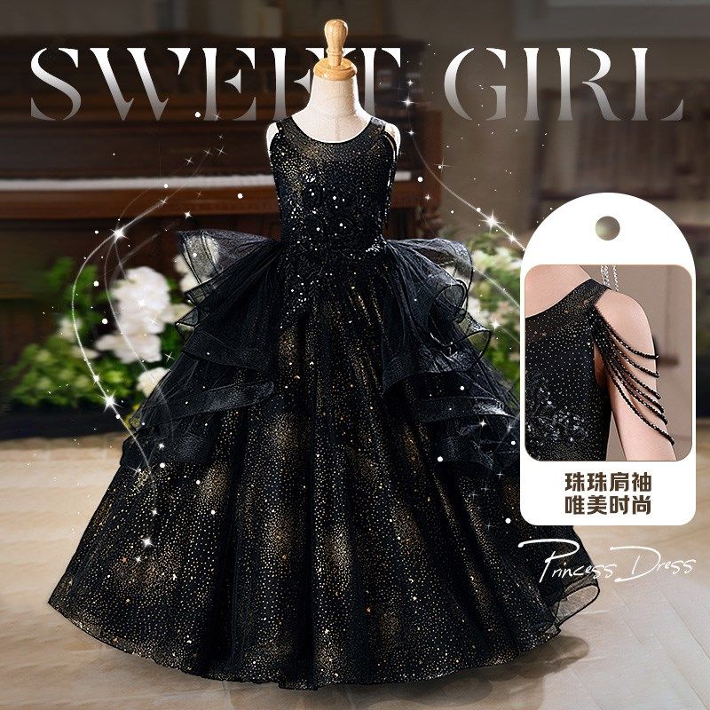 女童礼服主持人夏季花童小女孩高端轻奢儿童生日公主裙钢琴演出服,童装/婴儿装/亲子装,儿童礼服,淘宝优惠券,粉丝福利购,淘宝优惠卷