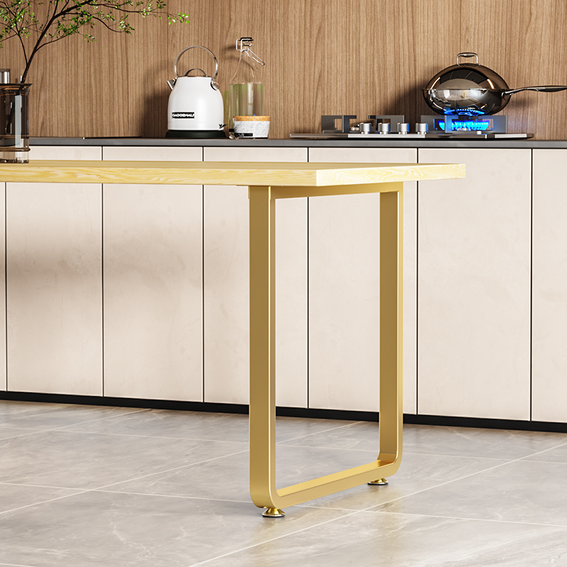 铁艺弧形Ue字桌腿支架吧台支撑柱吧台脚支架书桌支架桌腿支撑架