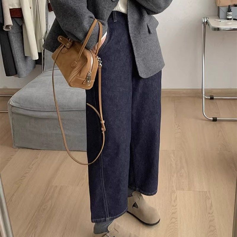 梨形身材冬季加绒加厚阔腿牛仔裤女大码胖妹妹mm显瘦哈伦老爹裤子,女装/女士精品,大码裤装,淘宝优惠券,粉丝福利购,淘宝优惠卷