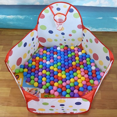 儿童室内玩耍海洋球波波池 家用 室内池宝宝玩具池布制卡通彩色球