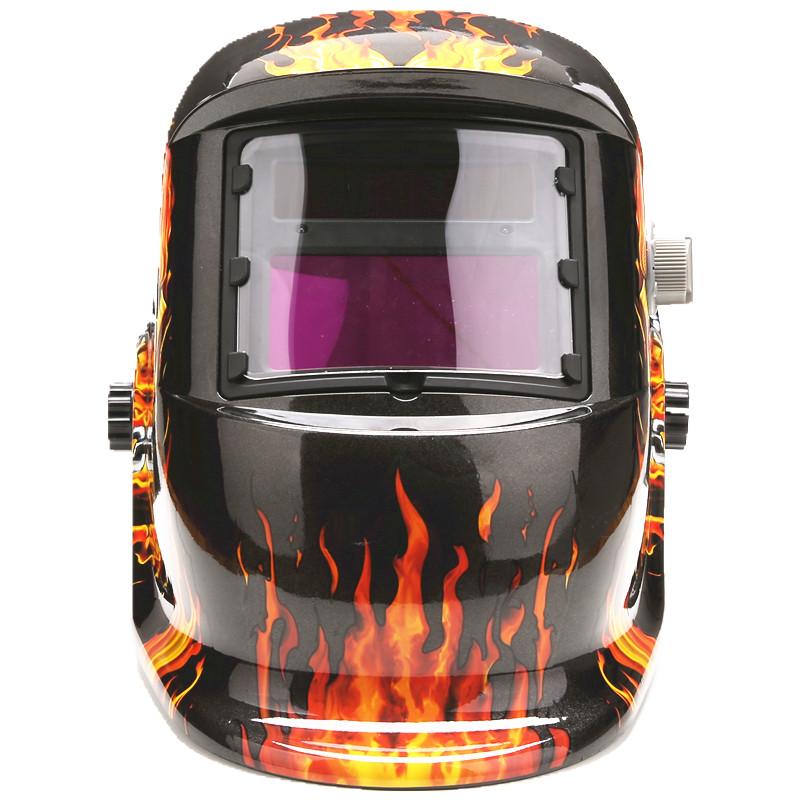 全自动变光电焊面罩具头戴式盔调节防护目眼烤脸烧氩弧焊机工专用