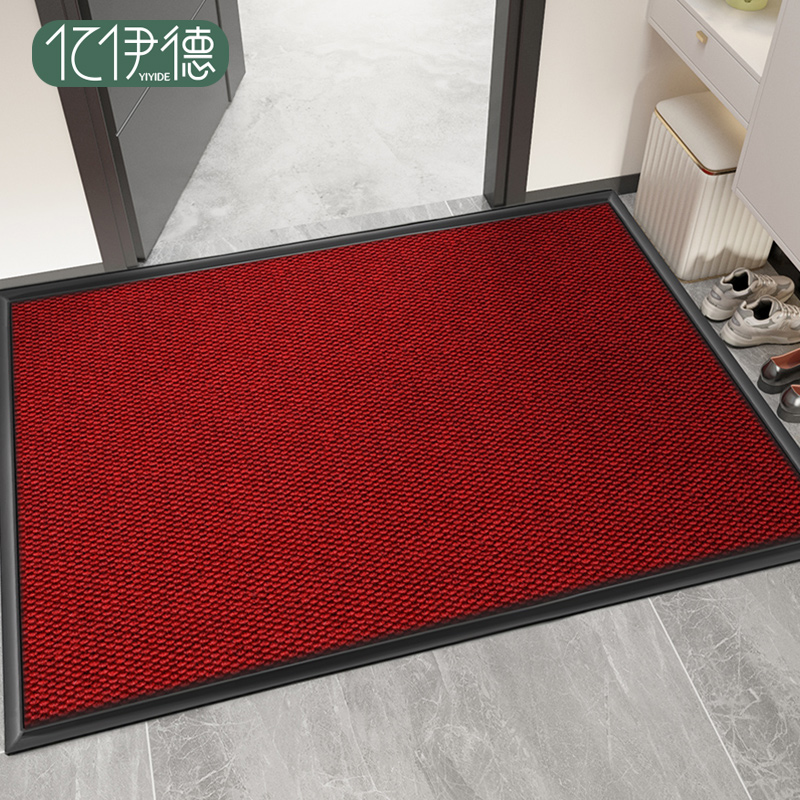 入户门地垫红色进门门垫别墅门外大门口耐脏脚垫酒店商场除尘地毯