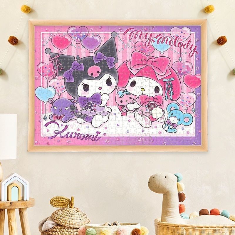 库洛米可爱木质拼图室内装饰diyC手工创意礼物送情侣闺蜜生日礼物