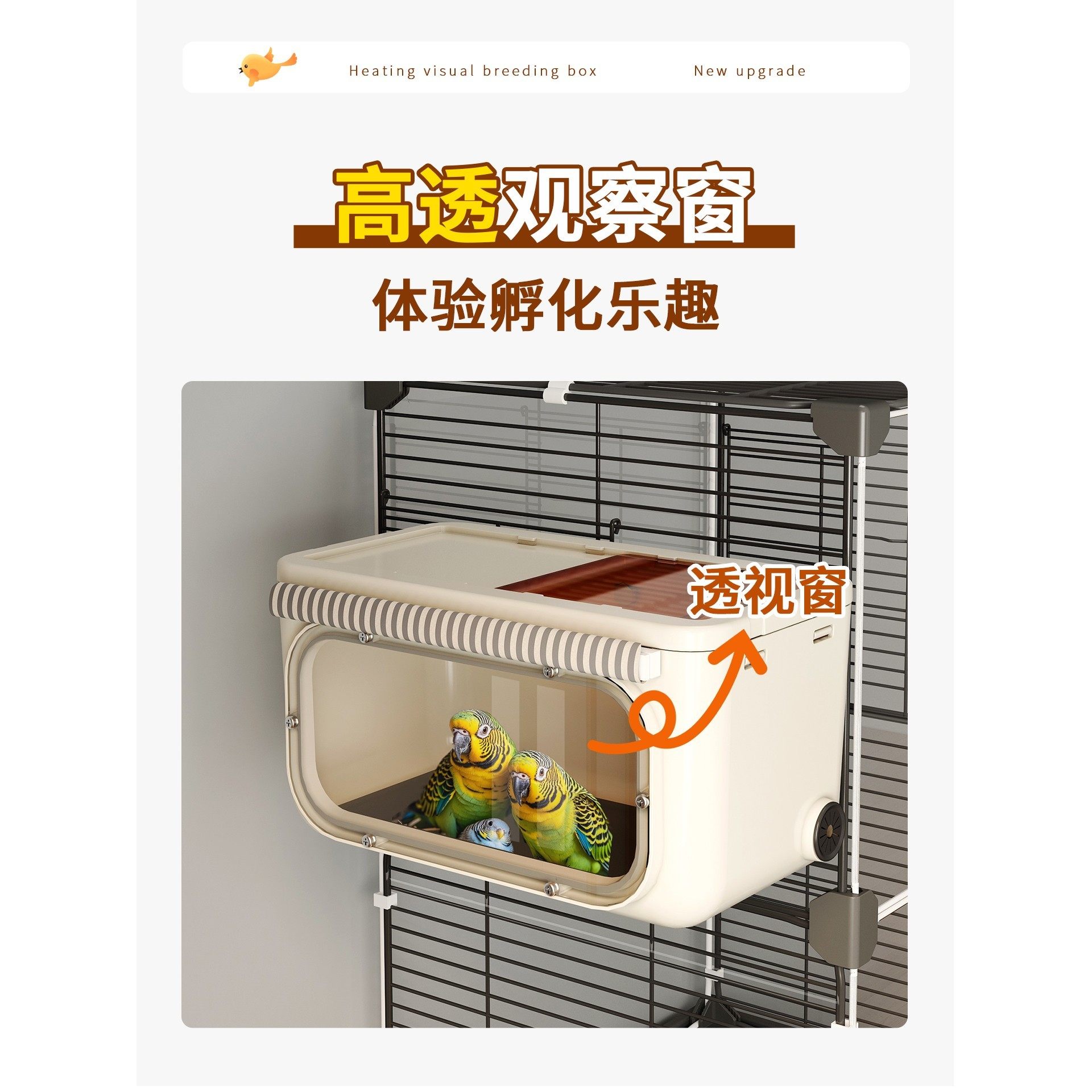 鹦鹉繁殖箱玄凤虎皮牡丹专用保暖