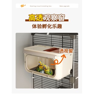鹦鹉繁殖箱玄凤虎皮牡丹专用保暖小鸟窝可视珍珠鸟类用品鸟巢配件