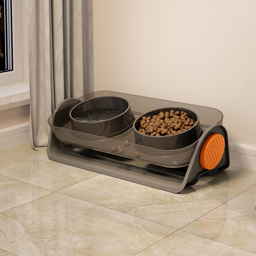 陶瓷猫狗慢食碗防漏食不易打翻