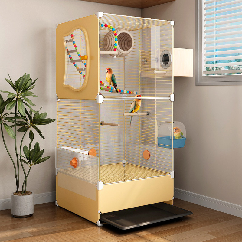 鸟笼鹦鹉笼子大号专用新型防溅虎皮玄凤牡丹小太阳豪华别墅鸟笼子,宠物/宠物食品及用品,鸟笼,淘宝优惠券,粉丝福利购,淘宝优惠卷